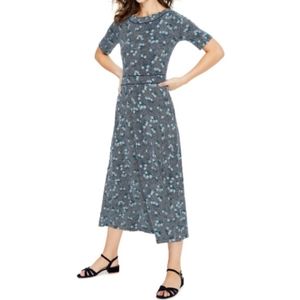Boden Ava floral midi jersey dress